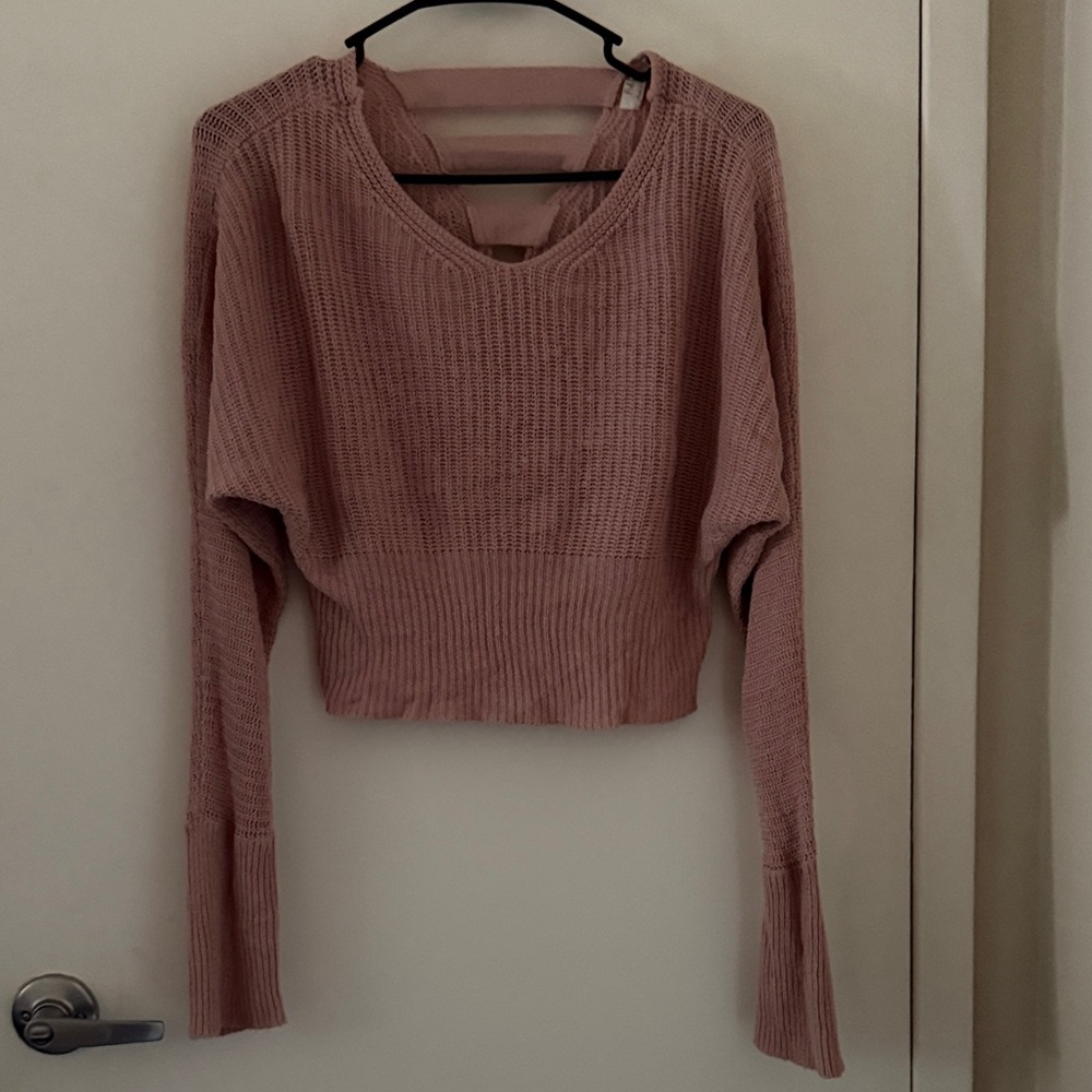 Women's Pink Knit Sweater